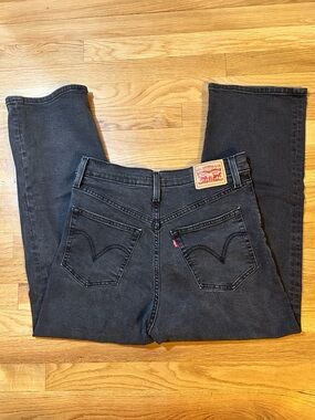 Levi's Black Vintage-Inspired Straight Jeans